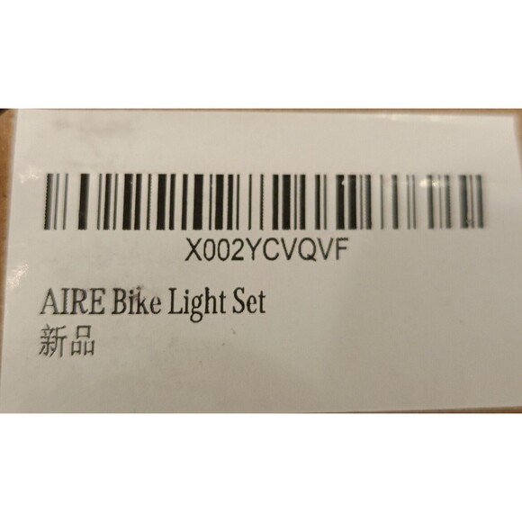 aire rechargable bike light set new in box - Picture 4 of 4